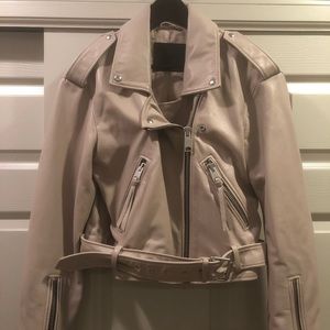 All saints leather jacket